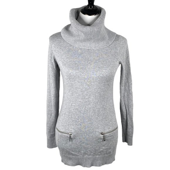 MICHAEL Michael Kors Sweaters - MICHAEL Michael Kors Turtleneck Sweater Gray Size Medium